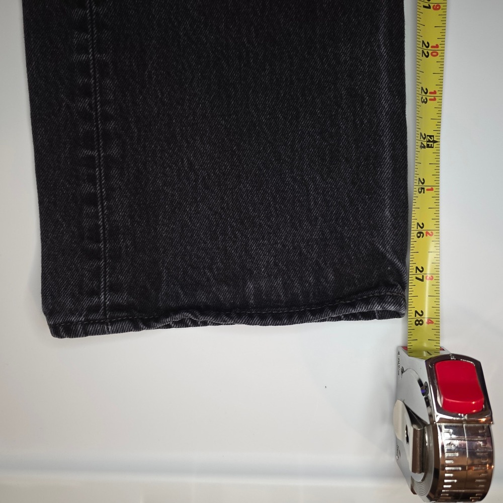 Levi‎ Strauss Co 501 Original Fit Button Fly Black Denim Jeans Mens W36 L30 - Picture 11 of 15